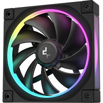 Deepcool Ventilators FL12-3 IN 1 R-FL12-BKAPN3-G, 500-2150 RPM, 55 CFM, 32 dB(A), 3 ventilatori, RGB LED (R-FL12-BKAPN3-G)