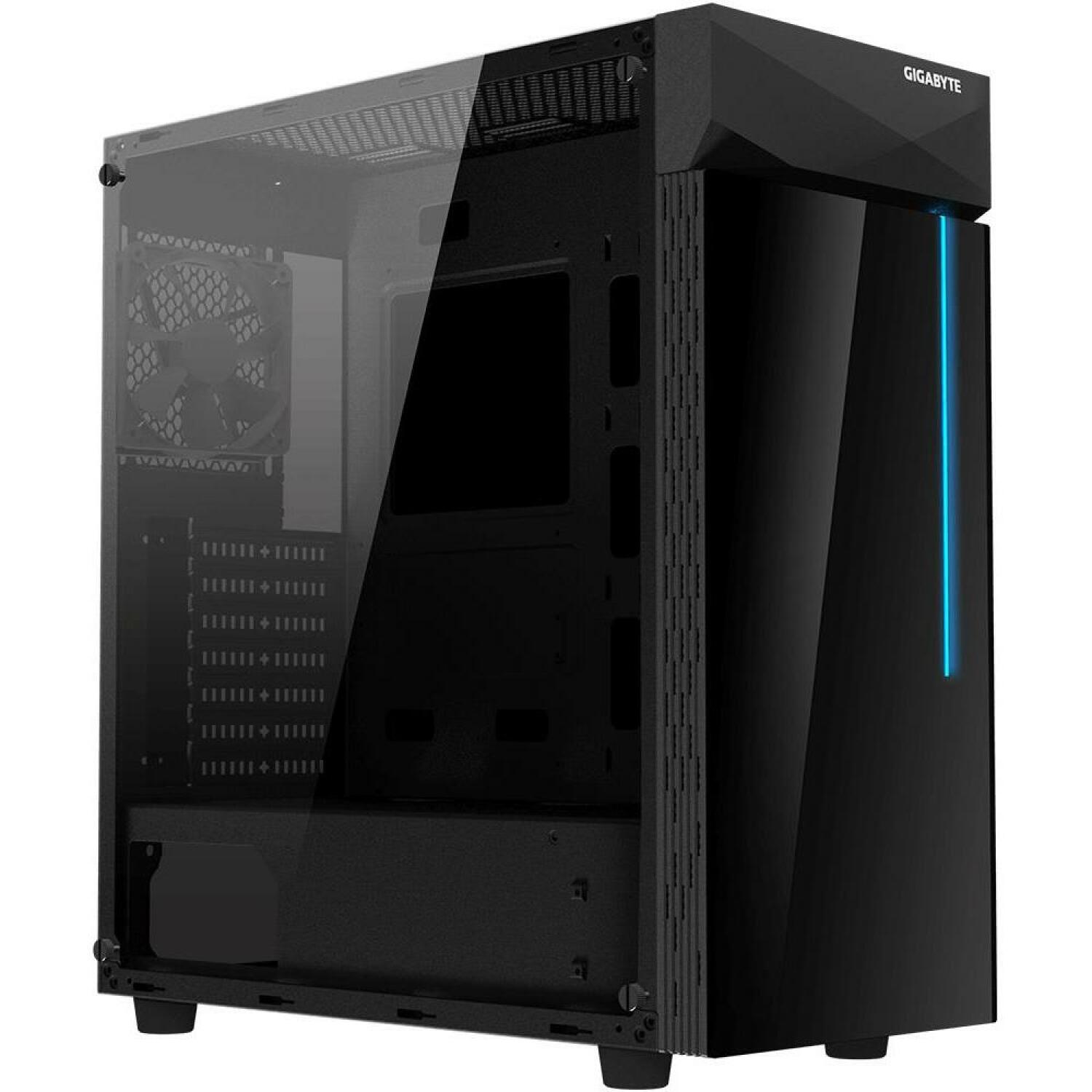 Gigabyte Kaste C200 GLASS GB-C200G, 2xUSB 3.0, 2x2.5