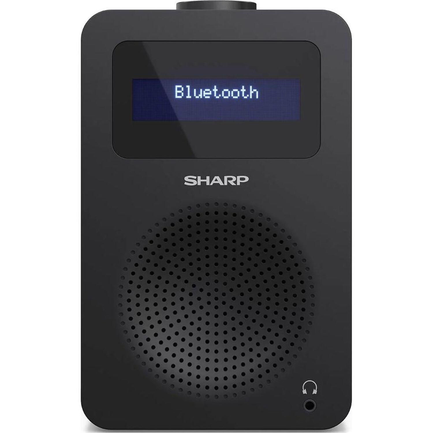 Sharp DAB+ радио DR-430(BK), 5W, Bluetooth, ЖК дисплей, черный цвет (DR-430(BK))