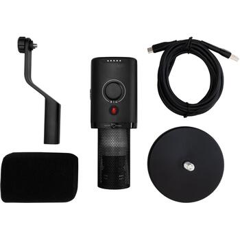 White Shark Udukku микрофон UDUKKU, 40-16000 Гц, -52 дБ/Па, 2,5 м, проводной, USB-C, черный (UDUKKU)