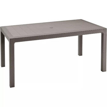Keter Melody садовый стол 29190205587, 160.5x94.5x74.5cm, 15кг, стиль ротанг, на 6 персон (29190205587)