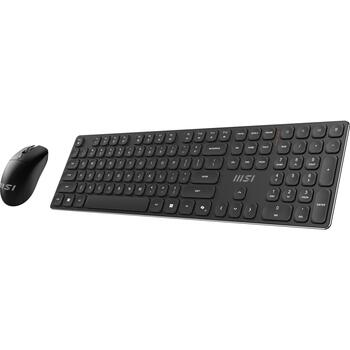 Msi FORGE K210 W COMBO US, 2x, 1600DPI, 120h akumulatora darbības laiks, 30h pele, 6 pogas, USB (FORGE K210 W COMBO US)