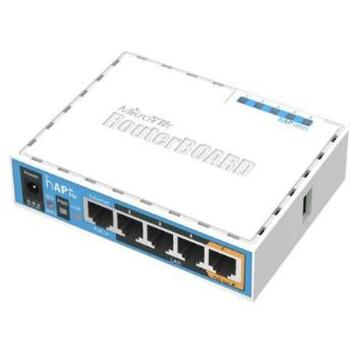 MikroTik hAP ac lite RB952Ui-5ac2nD, 802.11ac, 867 Mbit/s, 10/100 Mbit/s, 5x Ethernet, MU-MiMO, PoE (RB952Ui-5ac2nD)