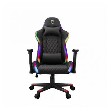 White Shark THUNDERBOLT GC-90042 игровое кресло, черный/красный, 120кг, 2D подлокотники, металлический каркас, наклон 180° (THUNDERBOLT)