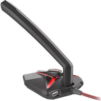 Genesis Spēļu mikrofons Radium 200 NGM-1392, 1.5m, 30dB, USB Type-A, kapacitatīvs, sarkans LED apgaismojums (NGM-1392)