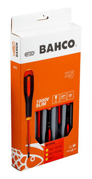 Комплект отверток для электрика SL, PH ERGO (5шт.) BE-9881SL Bahco (BE-9881SL)