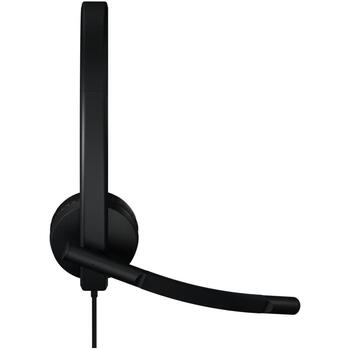 Logitech H570E 981-001430, проводная гарнитура, 30mm, 32Ω, 1.9m, черный, для офиса (981-001430)