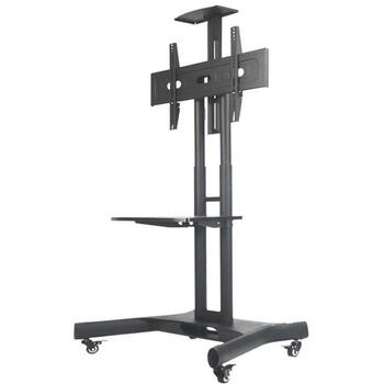Neomounts напольная подставка NM-M1700BLACK, 32-75 дюймов, высота 103-153 см, глубина 60 см, регулируемая подставка (NM-M1700BLACK)