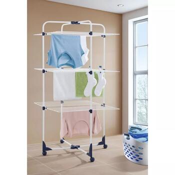LEIFHEIT Classic Tower 270 1081454, сушилка для белья, 27м, 68x68см, 126см, складная, для душевой кабины (1081454)