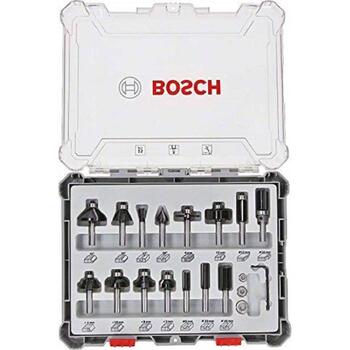 Frēžu komplekts ar 15 vienībām 8 mm kāts 2607017472 BOSCH (2607017472)
