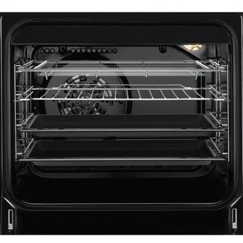 AEG керамическая плита CCB56491BW, 58л, 8605Вт, 230В, белый, функция пара, AirFry, телескопические направляющие (CCB56491BW)