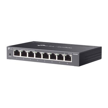 TP-LINK Omada ES208G управляемый коммутатор, 8x Gigabit RJ45, 16 Gbps, 11.9 Mpps, 8K MAC, VLAN, QoS, IGMP Snooping (ES208G)