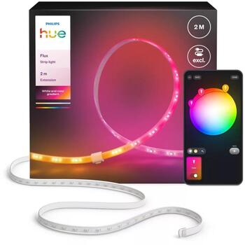 Philips Hue Flux удлинитель световой ленты, 2м, 19.5Вт, многоцветный свет, Bluetooth, Zigbee (8721103103338)