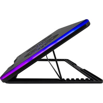 Tracer Охлаждающая подставка TRASTA47590, 2 USB порта, 2 вентилятора, 2300 об/мин, 22 дБА, 63 CFM, резиновая стабилизация (TRASTA47590)
