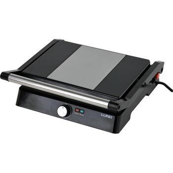 Lund kontaktu grils 67451, 2200W, 290x230mm, 220-240V, 50/60Hz, 90/180 grādi, temperatūras kontrole, nepiedegošs pārklājums (67451)