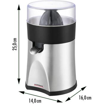 Gastroback цитрус-пресс 41148 Design Citrus Press Vita Juice, 85Вт, 1 скорость, нержавеющая сталь, автостарт, 2 конуса (41148)