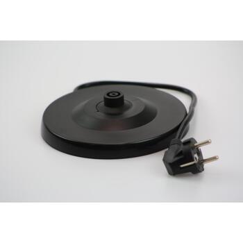 Brock WK 0601 SS электрический чайник, 1,8 л, 1500 Вт, черный/сталь, индикатор уровня воды, автоотключение (WK 0601 SS)
