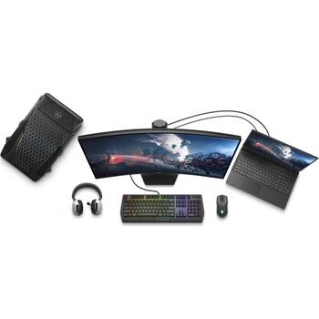 Dell Vadu spēļu pele AW720M 545-BBDN, 26000 DPI, 8 pogas, bezvadu, melna krās. (545-BBDN)