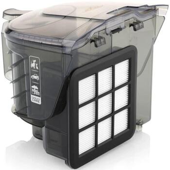 ETA пылесос Grande Animal ETA222390000, 850 W, 3.2 L, без мешка, черный/золотой, HEPA фильтр, турбо щетка (ETA222390000)