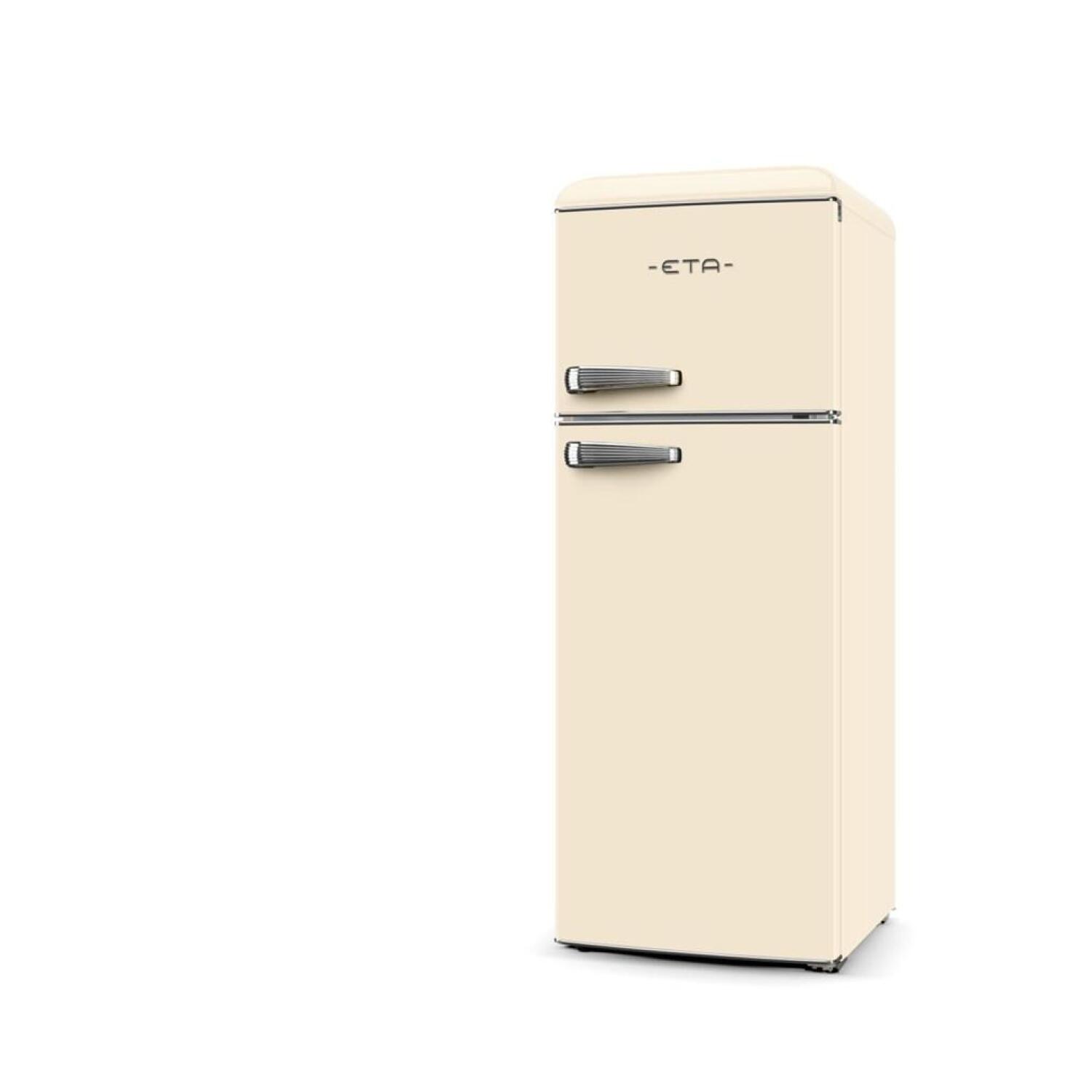 ETA Storio Retro ETA253390040EN, 170L ledusskapis, 45L saldētava, E klase, 38dB, brūns, brīvi stāvošs (ETA253390040EN)