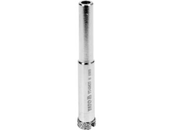 Yato Dimanta flīžu urbis YT-60423, 8 mm, #45 oglekļa tērauds, 600 min⁻¹, sauss, mitrs, keramika, niķelēts, bez trieciena (YT-60423)