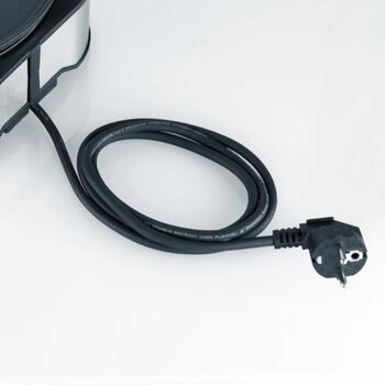 Severin Фондю 2471-000, 1500 W, 2.04 кг, Черный, Серебристый, Термостат, Нержавеющая сталь, Пластик, 8 вилок, блинная тарелка (2471-000)