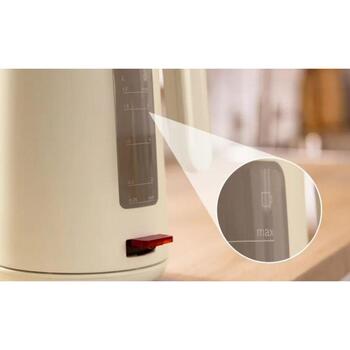 Bosch Электрический чайник TWK2M167, 2400 Вт, 1.7 л, пластик, кремовый, 360° поворотная база, автоматическое отключение (TWK2M167)