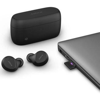 Jabra Наушники Evolve2 Buds 20797-999-999, 20м, 5.4г, 1xUSB, 20-20000Гц, ANC, Bluetooth, 33ч аккумулятор (20797-999-999)