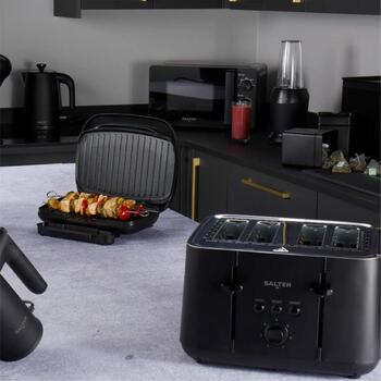 Salter Tosteris Kuro 4-Slice EK5565MBLKFVDE, 1850W, 4 maizītes (EK5565MBLKFVDE)