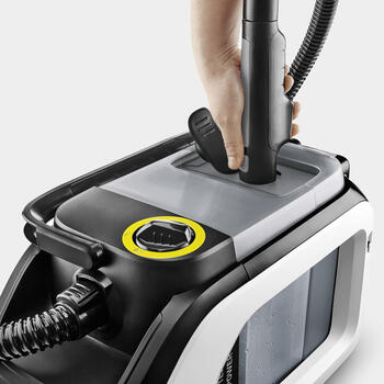 Karcher SE 3-18 Compact Home 1.081-506.0, 18В, 75мм, 184Вт, 1.7л/2.9л, 12-24мин, компактный, беспроводной (1.081-506.0)