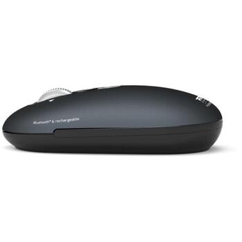 Port Connect PURE MAC 910501, bezvadu optiskā pele, Bluetooth, 1000/1600/2400/3200 DPI, 5 pogas, pelēka (910501)