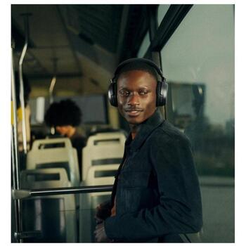 Sennheiser наушники MOMENTUM 5 800078, Bluetooth 5.4, 42мм, 520Ом, 108дБ, 6-40000Гц, до 57ч, черные, ANC, микрофон, Dolby Atmos (800078)
