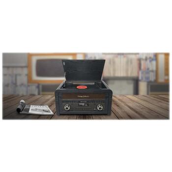 Muse Проигрыватель винила MT-115W, 20Вт, CD, USB, Bluetooth, FM радио, 33/45/78 об/мин, деревянный корпус (MT-115W)