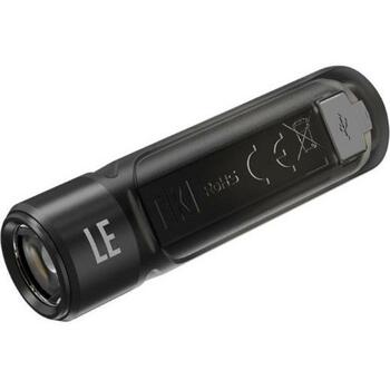Nitecore TIKILE, Rokas lukturis, 300 lm, IP66, 1 lampa, 1 m triecienizturīgs, USB uzlāde, Li-Ion akumulators, Melns (TIKILE)