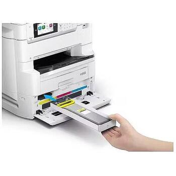 Epson Многофункциональный принтер WorkForce Pro EM-C8101RDWF, 4800 x 1200 DPI, 26 стр/мин, Wi-Fi, Белый (C11CL32401)
