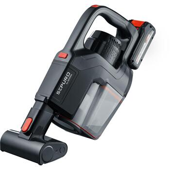 Severin Пылесос HV 7186, 450 W, 4 режима, 24 kPa, 3000 mAh, HEPA 13 фильтр, 60 мин, беспроводной (7186)
