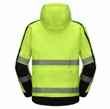 Pesso Зимняя куртка повышенной видимости SMONTREALHVG6L, 6XL, 8000мм, 5см светоотражающие ленты, желтый/темно-синий (SMONTREALHVG6L)