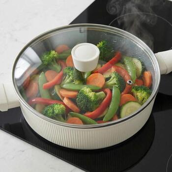 Russell Hobbs Сковорода RH03871C, 28см, алюминий, стеклянная крышка, антипригарное, индукционное (RH03871C)