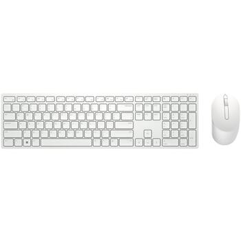 Dell Клавиатура и мышь KM5221W Pro 580-AKEZ, 2.4GHz, 3 кнопки, беспроводная, QWERTY, белая (580-AKEZ)