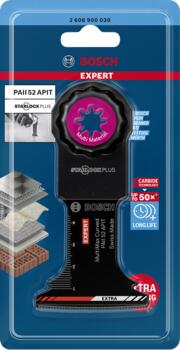 StarlockPlus PAII52APIT 1 gab., Svārstību daudzfunkcionālajiem darbarīkiem EXPERT PAII 52 APIT MULTIMAX GREMDZĀĢĒŠANAS ASMENS, 2608900030, BOSCH (2608900030)