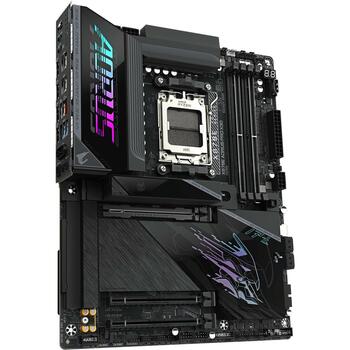 Gigabyte X870E A PRO X, AMD AM5, 4 DIMM DDR5 līdz 9000MT/s, 4 M.2, 5GbE LAN, Wi-Fi 7, HDMI 2.1, 18+2+2 fāzes VRM (X870E A PRO X)