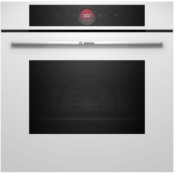 Bosch Духовка HBG7721W1S, 71 л, Электрическая, Пиролиз, Сенсорное управление, Конвекция, Белая (HBG7721W1S)