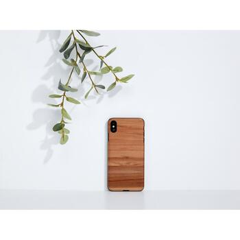 Man&Wood Чехол M8018B, 5.8'', коричневый, Apple iPhone XS/X, натуральное дерево, поликарбонат (M8018B)