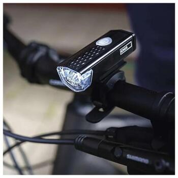 Emos LED аккумуляторный велосипедный фонарь P3923, 90 lm, 500 mAh, 3/4 режима освещения, время зарядки 1 ч (P3923)