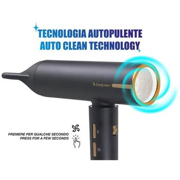 Beper Fēns P301ASC010, 1800 W, 220-240 V, 3 ātrumi, 3 temperatūras, 2 uzgaļi, aukstā gaisa funkcija, jonu funkcija (P301ASC010)