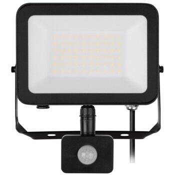 G-TECH прожектор VILMAR GT-VILM50W-PIR-40, LED, 50W, 5000lm, 4000K, 220-240V, IP65, датчик движения, черный (GT-VILM50W-PIR-40)