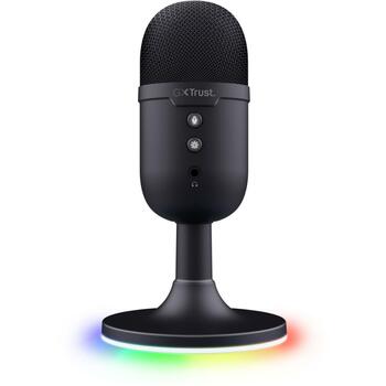 Trust Микрофон GXT 234P Yunix, USB, 108 мм, 55 мм, 1.8 м, 32 дБ, 100-16000 Гц, 216 г, Черный, 2 года гарантии (25372)