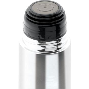 Jata 835 Termoss, 350ml, nerūsējošais tērauds, bez BPA, ar pogu, melns/sudrabs (835)