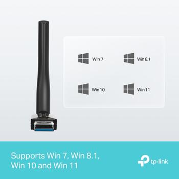 TP-Link UB500 Plus Bluetooth 5.3 USB-адаптер с регулируемой антенной 81×42×16.8 mm Черный (UB500 PLUS)
