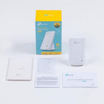 TP-Link RE200 AC750 Wi-Fi усилитель/репитер 300 Mbps 2.4 GHz 433 Mbps 5 GHz Белый (RE200)